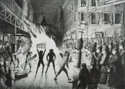 Hoguera de la noche electoral de Glenn O Coleman